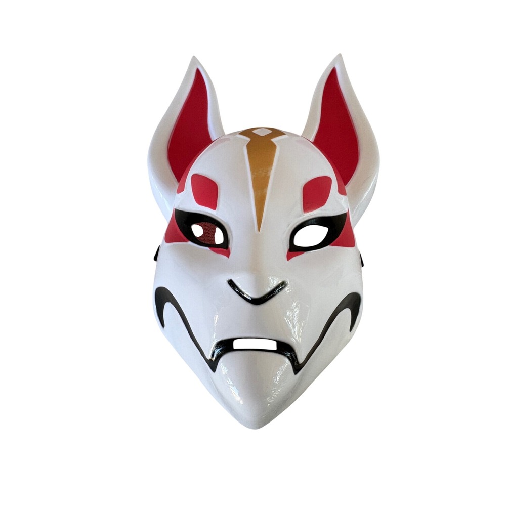 Fortnite Drift Mask Unisex One Size White Excellent Kitsune Cosplay Costume